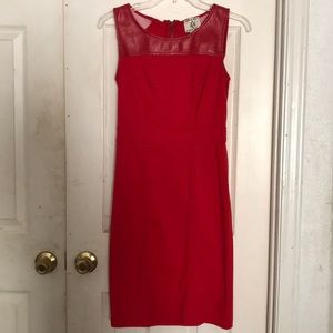 Red elegant sleeveless dress